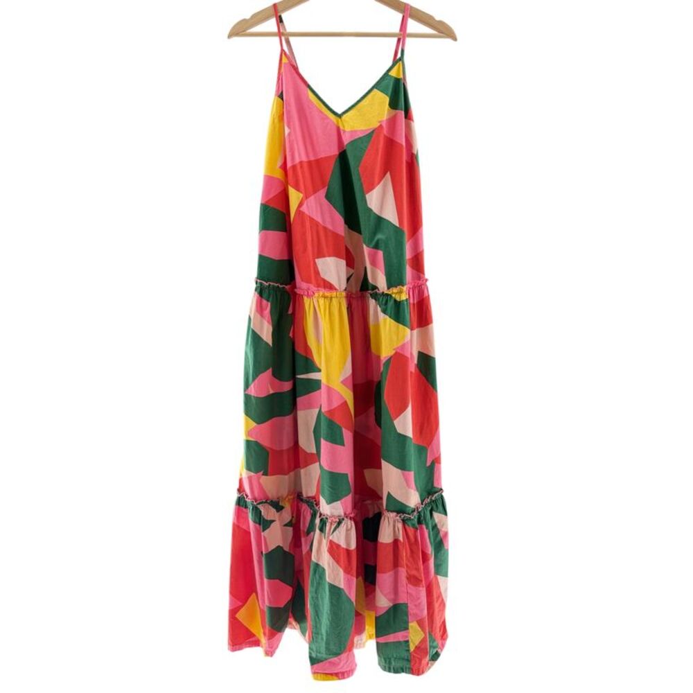 Ingrid Isabel Women Maternity Printed Maxi Dress Black M